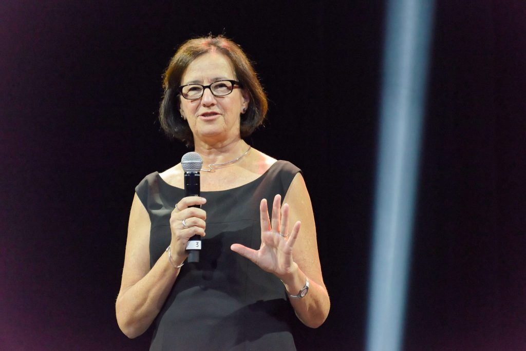 Margaret McFall-Ngai during the 2015 Magistrale © Christian Brun / EPFL, 2015