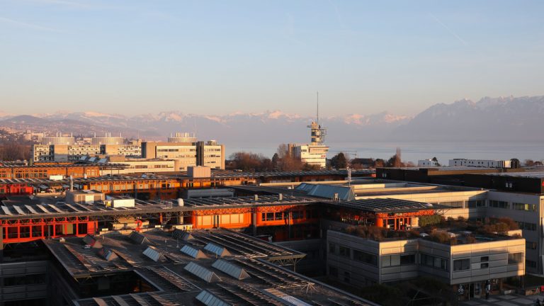 Vue depuis les toits de l'EPFL