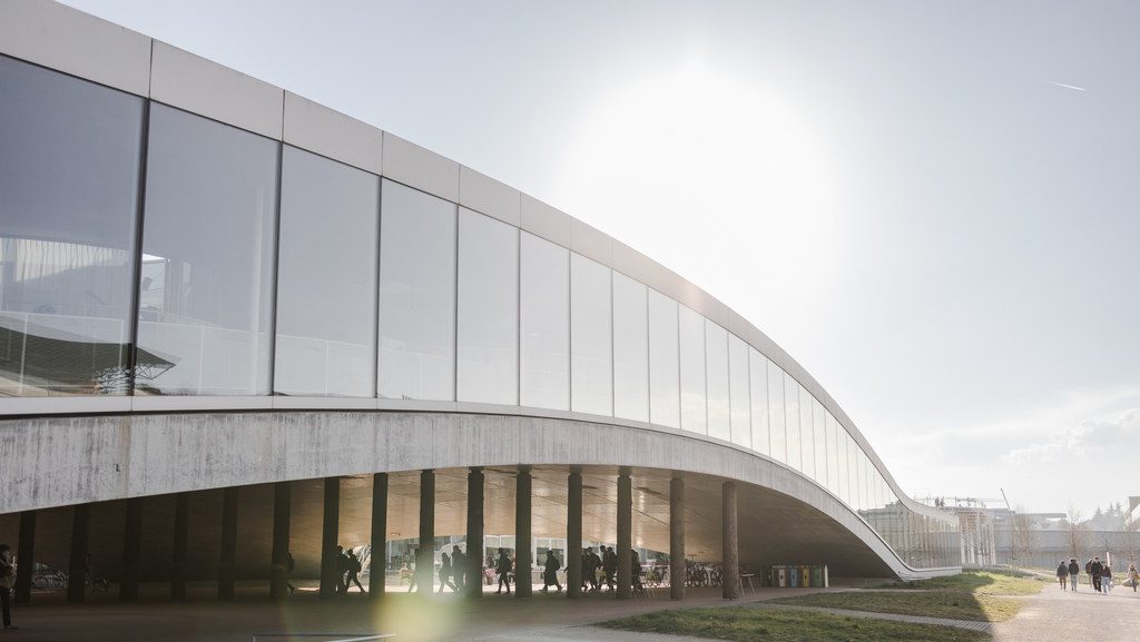 Image de l'extérieur du Rolex Learning Center