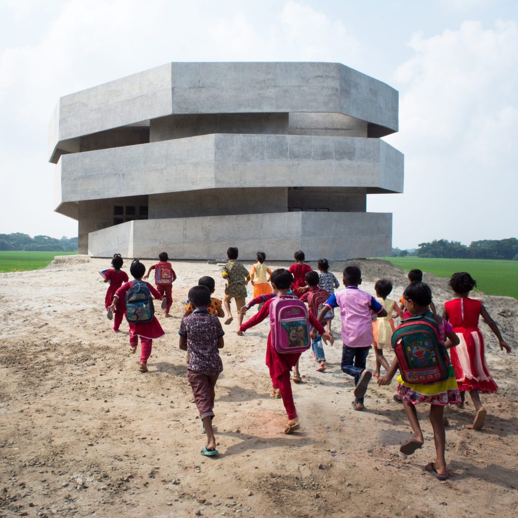 Cyclone Shelter in the Coastal Belt of Bay of Bengal, Kuakata, Bangladesh © Kashef Chowdhury