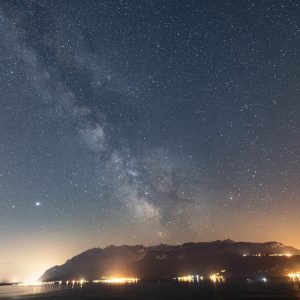 Milky Way over Rivaz, VD