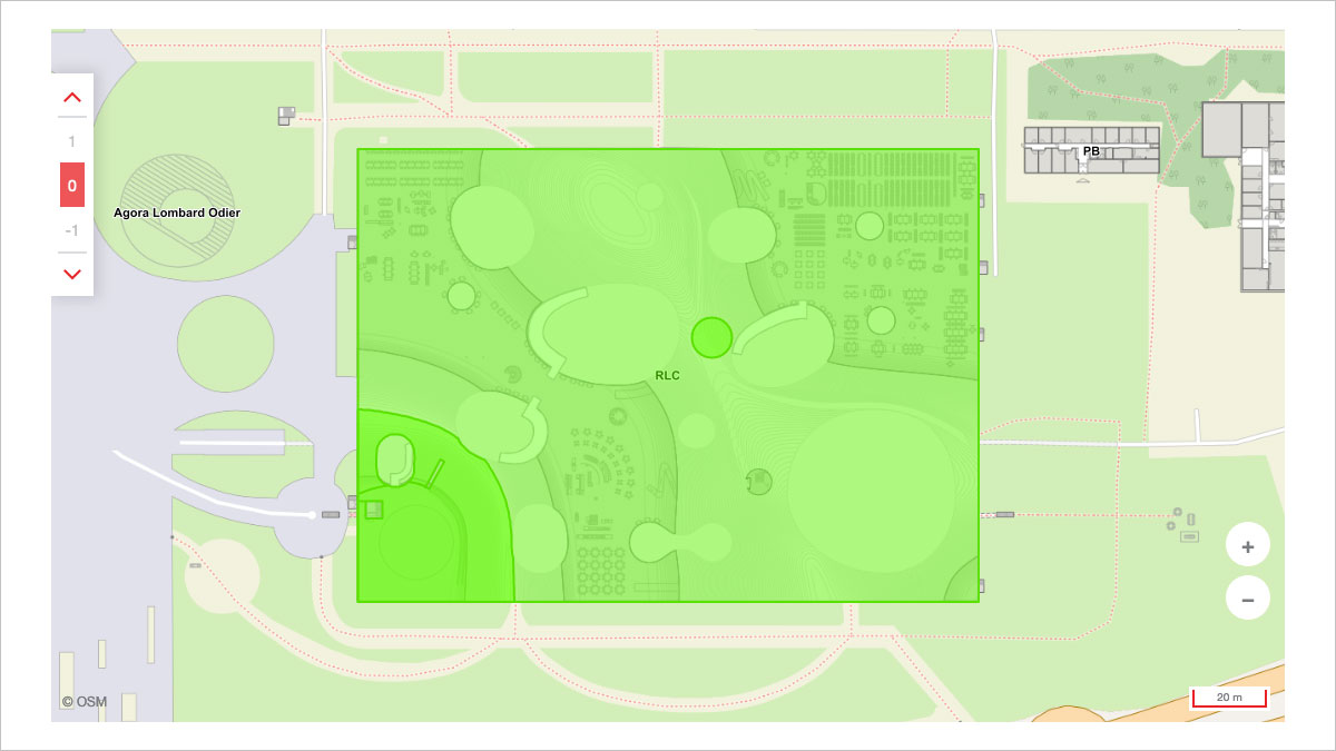 Exemple de bloc Map/Plan