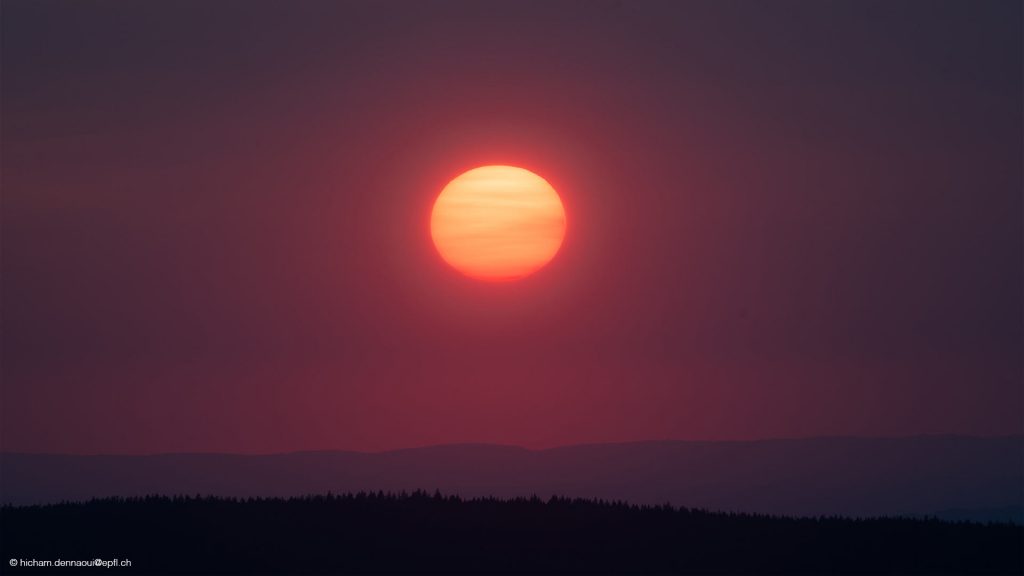 Sun over Mont Tendre